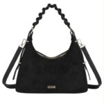Bolso de Mano Sintético Estilo Serraje Coveri Collection con Asa Corta Trenzada de Mujer - Imagen 4