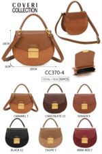 Bolso de Mano Sintético Coveri Collection a 2 Tonos para Mujer con Solapa Original - Imagen 7