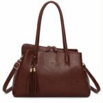 Bolso de Hombro Coveri Collection con Silueta Asimétrica y 3 Compartimentos para Mujer