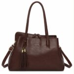 Bolso de Hombro Coveri Collection con Silueta Asimétrica y 3 Compartimentos para Mujer - Imagen 6