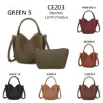 Bolso de Mano Sintético de Mujer con Forma Original y Bolsito Extra con Cremallera - Imagen 7