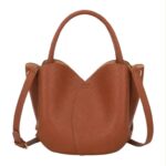Bolso de Mano Sintético de Mujer con Forma Original y Bolsito Extra con Cremallera - Imagen 6