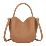Bolso de Mano Sintético de Mujer con Forma Original y Bolsito Extra con Cremallera