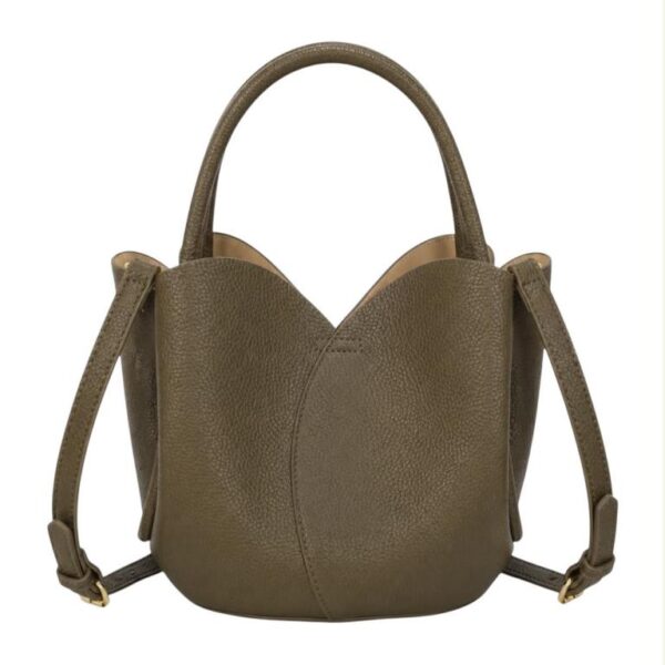 Bolso de Mano Sintético de Mujer con Forma Original y Bolsito Extra con Cremallera - Imagen 2