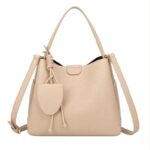 Bolso de Mano Sintético para Mujer con Compartimentos Laterales y Monedero Compacto Extra - Imagen 2