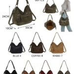 Bolso de Hombro Sintético Charro con Bolsillos Exteriores y Monedero Extra para Mujer