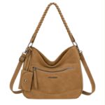 Bolso de Hombro Sintético Charro con Bolsillos Exteriores y Monedero Extra para Mujer