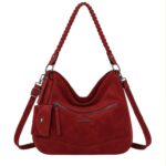 Bolso de Hombro Sintético Charro con Bolsillos Exteriores y Monedero Extra para Mujer - Imagen 7