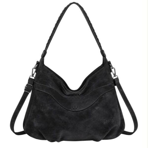 Bolso de Hombro Sintético Charro de Mujer con Solapa Frontal y Gran Capacidad - Imagen 8