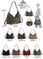 Bolso de Hombro Sintético Charro de Mujer con Solapa Frontal y Gran Capacidad - Imagen 9