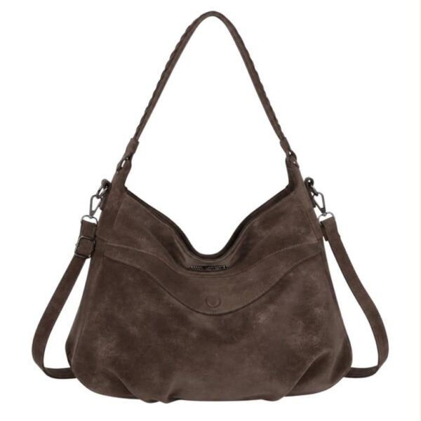 Bolso de Hombro Sintético Charro de Mujer con Solapa Frontal y Gran Capacidad - Imagen 6