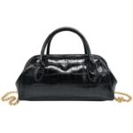 Bolso de Mano Sintético para Mujer con Diseño Coco, Imán y Asa Extraíble de Cadena Dorada - Imagen 4