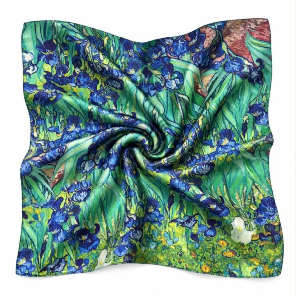 Pañuelo Cuadrado de Seda para Mujer con Bonitos Estampados y Gran Calidad - Imagen 8