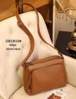 Bolso de Hombro Sintético Maxfly de Mujer con 4 Bolsillos con Cierre de Cremallera
