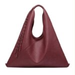 Amplio Bolso Sintético de Hombro con Tiras Largas Decorativas de Tachuelas para Mujer - Imagen 3