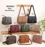 Bolso Bandolera Sintético Maxfly de Mujer con Frontal Decorativo y Multicompartimentos - Imagen 2