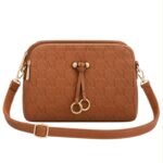 Bolso Bandolera Sintético Maxfly de Mujer con Frontal Decorativo y Multicompartimentos - Imagen 2