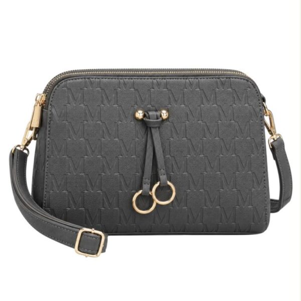 Bolso Bandolera Sintético Maxfly de Mujer con Frontal Decorativo y Multicompartimentos - Imagen 4
