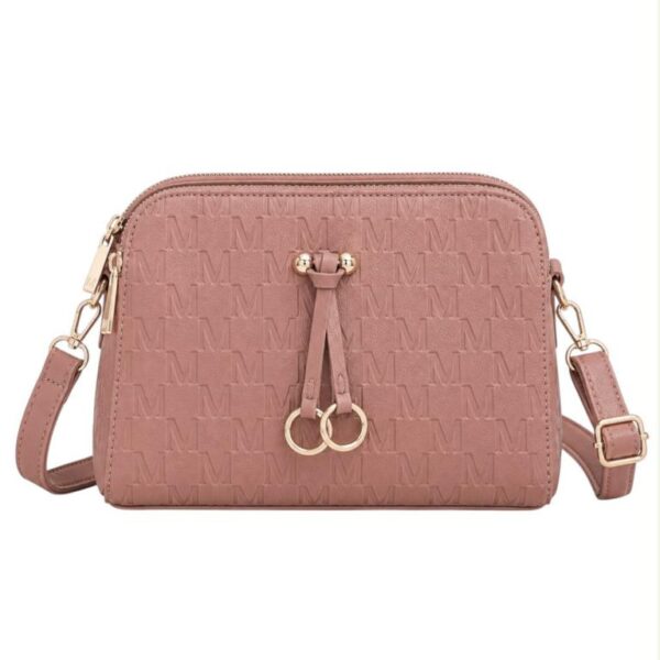 Bolso Bandolera Sintético Maxfly de Mujer con Frontal Decorativo y Multicompartimentos - Imagen 8