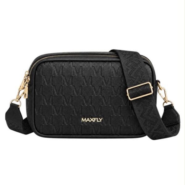 Bolso Bandolera Sintético Maxfly con 3 Bolsillos con Cierre de Cremallera para Mujer - Imagen 3
