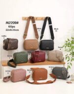 Bolso Bandolera Sintético Maxfly con 3 Bolsillos con Cierre de Cremallera para Mujer - Imagen 2