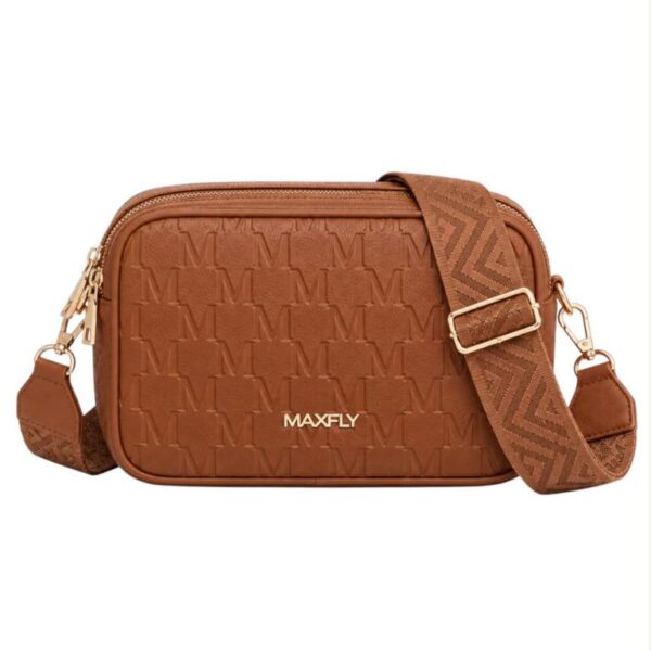 Bolso Bandolera Sintético Maxfly con 3 Bolsillos con Cierre de Cremallera para Mujer - Imagen 7