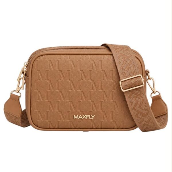 Bolso Bandolera Sintético Maxfly con 3 Bolsillos con Cierre de Cremallera para Mujer - Imagen 5