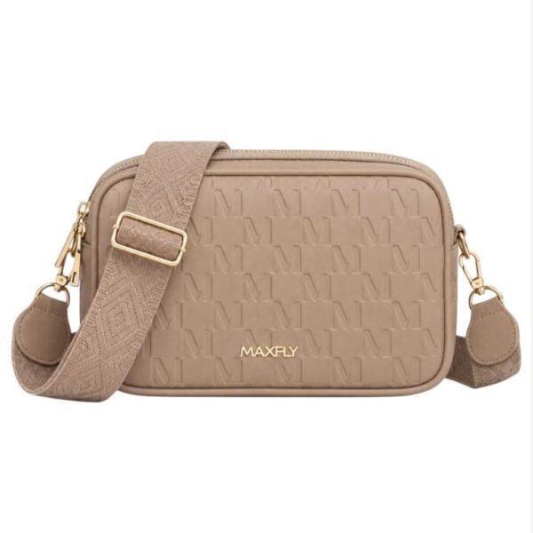 Bolso Bandolera Sintético Maxfly con 3 Bolsillos con Cierre de Cremallera para Mujer - Imagen 8