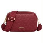 Bolso Bandolera Sintético Maxfly con 3 Bolsillos con Cierre de Cremallera para Mujer - Imagen 9
