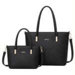 Juego de 2 Bolsos Shopper Sintéticos Maxfly de Mujer con Elegante Diseño y Gran Calidad - Imagen 5