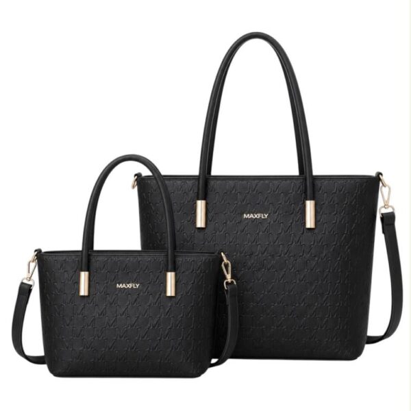 Juego de 2 Bolsos Shopper Sintéticos Maxfly de Mujer con Elegante Diseño y Gran Calidad - Imagen 5