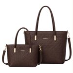 Juego de 2 Bolsos Shopper Sintéticos Maxfly de Mujer con Elegante Diseño y Gran Calidad - Imagen 7