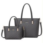 Juego de 2 Bolsos Shopper Sintéticos Maxfly de Mujer con Elegante Diseño y Gran Calidad - Imagen 8