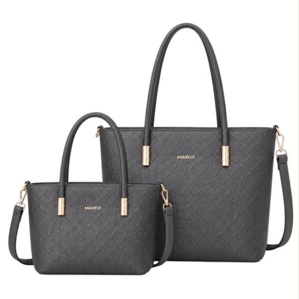 Juego de 2 Bolsos Shopper Sintéticos Maxfly de Mujer con Elegante Diseño y Gran Calidad - Imagen 8