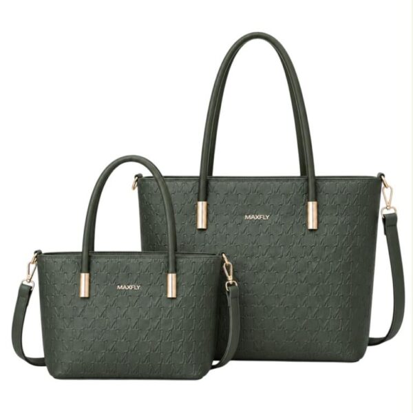 Juego de 2 Bolsos Shopper Sintéticos Maxfly de Mujer con Elegante Diseño y Gran Calidad - Imagen 2
