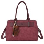 Bolso de Mano Sintético con Frontal Decorativo, Osito, Cuerda y Bolsillo Trasero para Mujer - Imagen 3