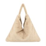 Bolso de Hombro tipo Tote con Pelito Sintético, Botón y Gran Capacidad para Mujer - Imagen 6