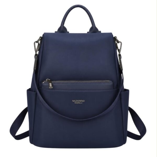 Mochila Antirrobo en Nylon Nazareno Gabrielli para Mujer con Neceser Extra y Gran Capacidad - Imagen 7