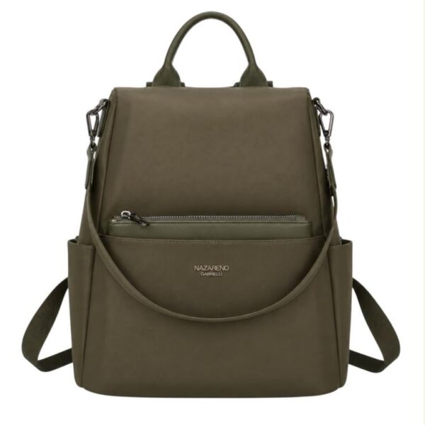 Mochila Antirrobo en Nylon Nazareno Gabrielli para Mujer con Neceser Extra y Gran Capacidad - Imagen 2