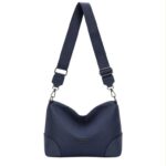 Bolso Bandolera en Nylon Tipo Hobo para Mujer con Bolsillo Trasero y Compartimentos Internos - Imagen 5
