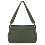 Bolso de Hombro en Nylon para Mujer Nazareno Gabrielli con 4 Compartimentos - Imagen 4