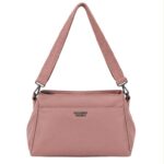 Bolso de Hombro en Nylon para Mujer Nazareno Gabrielli con 4 Compartimentos