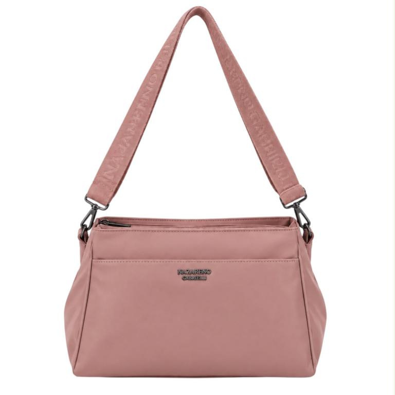 CGNG1001-8-P Bolso de Hombro en Nylon para Mujer Nazareno Gabrielli con 4 Compartimentos - Imagen 1