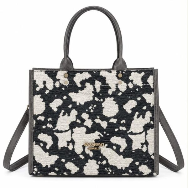 Bolso de Mano Sintético Shopper Tricolor Nazareno Gabrielli con Gran Capacidad para Mujer - Imagen 4