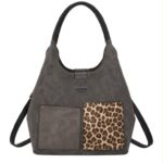 Bolso de Mano Sintético Nazareno Gabrielli con 2 Compartimentos Frontales Originales Mujer