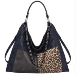 Bolso de Hombro Hobo Sintético Nazareno Gabrielli con 2 Compartimentos Frontales Originales - Imagen 7