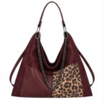 Bolso de Hombro Hobo Sintético Nazareno Gabrielli con 2 Compartimentos Frontales Originales