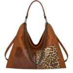 Bolso de Hombro Hobo Sintético Nazareno Gabrielli con 2 Compartimentos Frontales Originales - Imagen 2