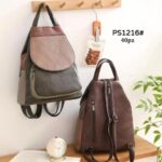 Mochila Antirrobo Sintética Maxfly de Mujer con Diseño Multicolor y Solapa Frontal