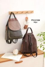 Mochila Antirrobo Sintética Maxfly de Mujer con Diseño Multicolor y Solapa Frontal